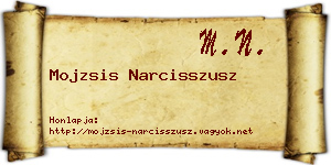 Mojzsis Narcisszusz névjegykártya